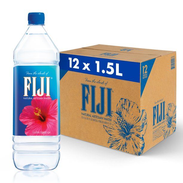 Photo 1 of *BEST BY JAN 28/22-NO RETURNS*FIJI Water Natural Artesian Water, 50.7 Fl Oz, 12 Count
