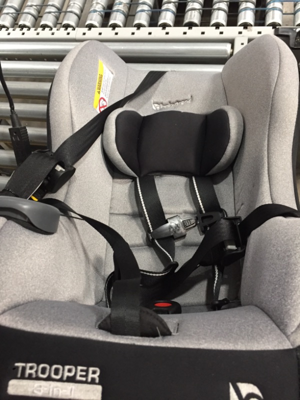 Photo 4 of Baby Trend Trooper 3-in-1 Convertible Car Seat - Moondust - Light Gray