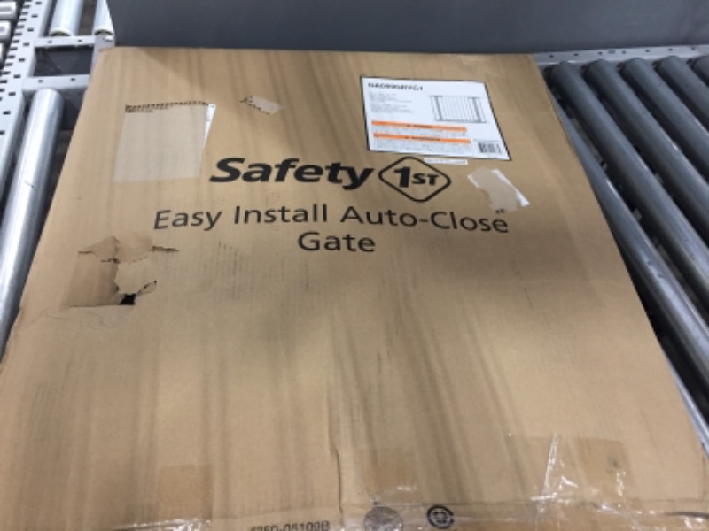 Photo 2 of 
Safety 1st Easy Install Auto-Close Baby Gate with Pressure Mount Fastening, Grey