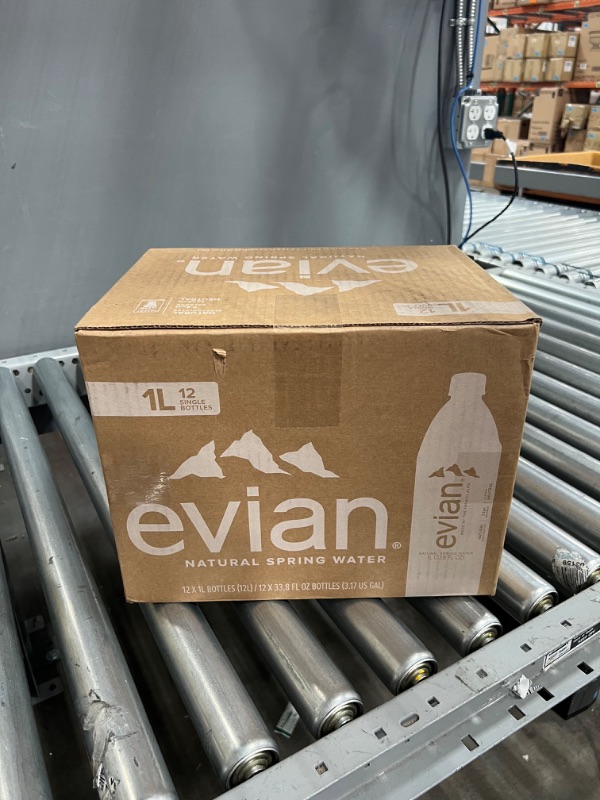 Photo 2 of **NONREFUNDABLE**evian Natural Spring Water, 33.8 Fl. Oz (Pack of 12) EXP DATE 05/31/2023 SOLD AS IS 
