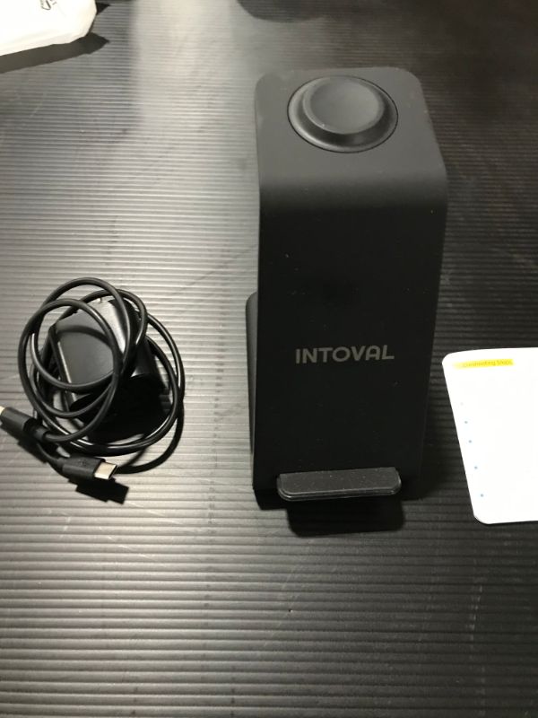 Photo 2 of Intoval 3 in 1 Charger, for Fitbit Sense Fitbit Versa 3, iPhones, Samsung Galaxy Note and S Phones, Airpods Pro, Galaxy Buds +/Live and Other Wireless Charging Phones or Earbuds. (V3,Black)
