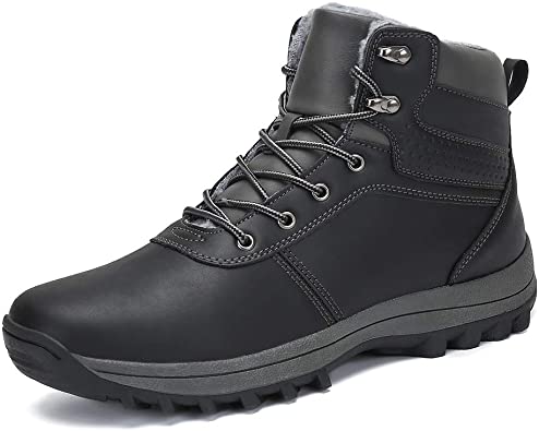 Photo 1 of AFT AFFINEST Mens Snow Boots Waterproof Outdoor Hiking Shoes Ankle Sneakers (size 9.5)