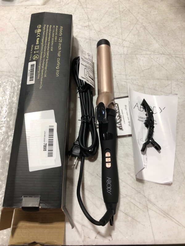 Photo 2 of Abody 1.25 Inch Hair Curling Iron
