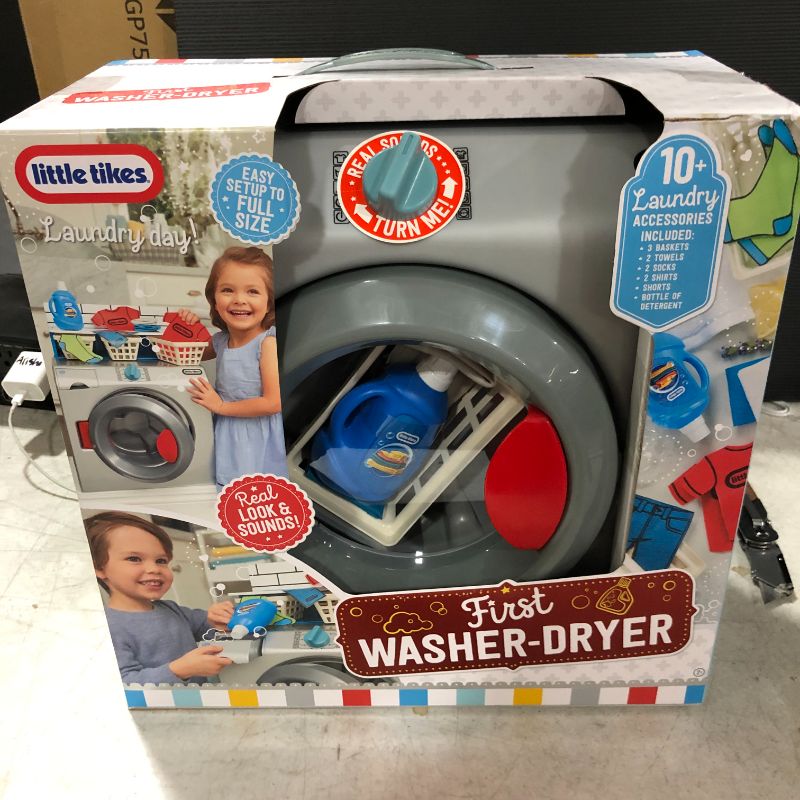 Photo 2 of Little Tikes First Washer-Dryer Realistic Pretend Play Appliance for Kids
