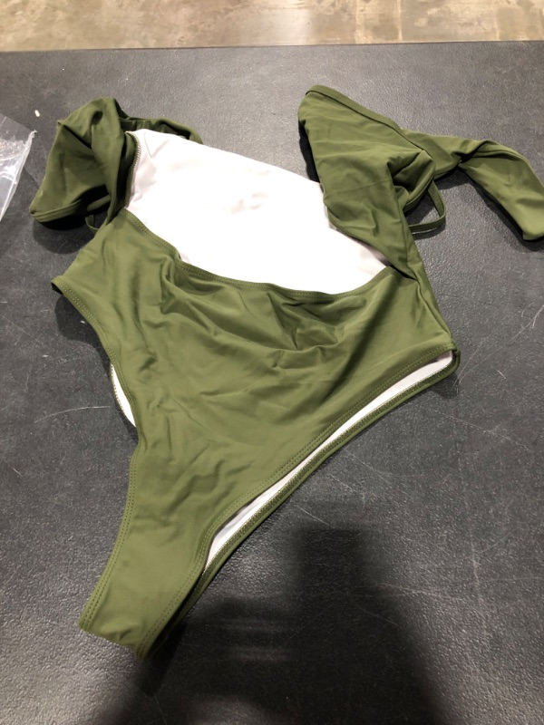 Photo 1 of 1 piece green swim suit L 