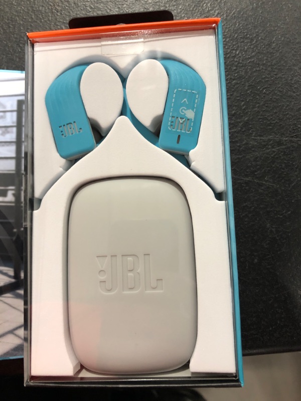 Photo 2 of JBL Endurance Jump Waterproof Wireless in-Ear Headphones ( Teal )