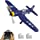 Photo 1 of F4U RC Airplane 4CH Remote Controlled Warplane Ready to Fly Plane with Xpilot Stabilization System One Key Aerobatic and One-Key U-Turn Function 2 Batteries for Beginners Trainer Gift
