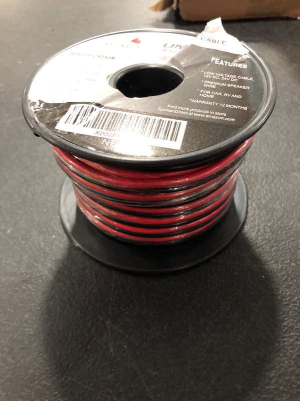 Photo 2 of 12 awg Silicone Electrical Wire Cable 66ft [Black 33ft Red 33ft] 16 Gauge Separete Wire Hook Up Oxygen Free Stranded Tinned Copper Wire High Temperature Resistance Spool
