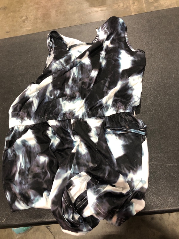 Photo 1 of ANRABESS Womens Summer V Neck Sleeveless Tank Top Short Jumpsuit Beach Rompers with Pockets Size Xl