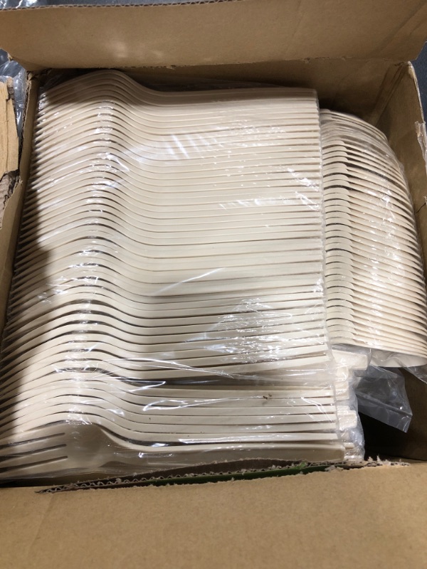 Photo 2 of 250pcs Compostable Paper Plates Set