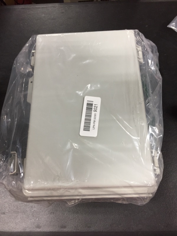 Photo 2 of Gratury Junction Box, Hinged Cover Stainless Steel Latch Ip67 Waterproof Plastic Enclosure for Electrical Project Includes Mounting Plate and Wall