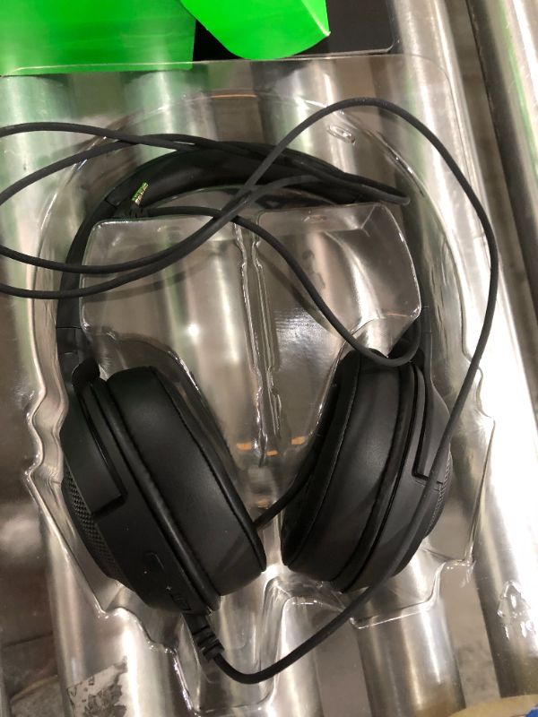 Photo 1 of Razer Kraken X Ultralight Gaming Headset: 7.1 Surround Sound - Lightweight Aluminum Frame - Bendable Cardioid Microphone - for PC, PS4, PS5, Switch, Xbox One, Xbox Series X|S, Mobile - Black

