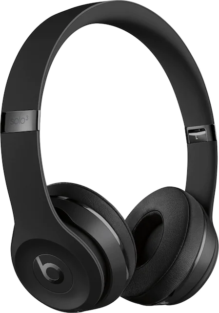 Photo 1 of Beats by Dr. Dre - Solo³ The Beats Icon Collection Wireless On-Ear Headphones - Matte Black
