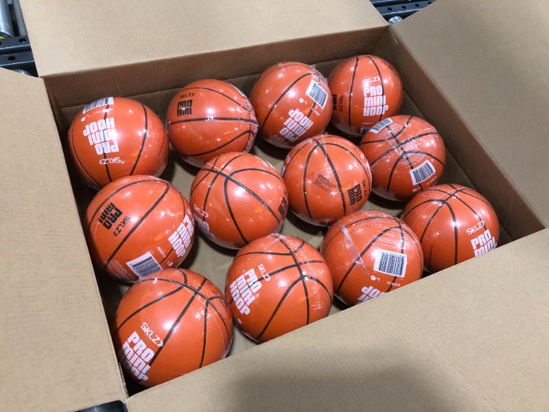 Photo 2 of BOX OF 12 SKLZ Pro Mini Hoop 5-inch Foam Basketball
