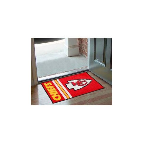 Photo 1 of FanMats Kansas City Chiefs Starter Rug 1/4" Thick 1.5' x 2.5'
