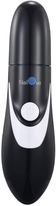 Photo 1 of Electric Nail Grinding Machine Black and White Stainless Steel Nail Cut Toenail Clipper Cutter Metal Case for 12+ Years Adults NL8503 (Black/White)