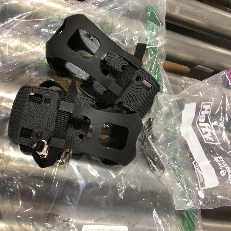 Photo 2 of Bicycle Toe Clips Cage ONLY - for Peloton Spin Bike & Peloton Bike+ Pedal Adapters - Convert Look Delta Pedals to Dual Function Pedals - Ride with Sneakers