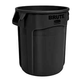 Photo 1 of 10 GALLON BRUTE® VENTED CONTAINER WITHOUT LID - BLACK
