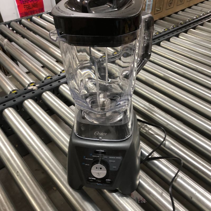 Photo 1 of Oster BLSTTS-CB2-000 Pro Blender with Texture Select Settings, 2 Blend-N-Go Cups and Tritan Jar, 64 Ounces, Brushed Nickel - PARTS ONLY