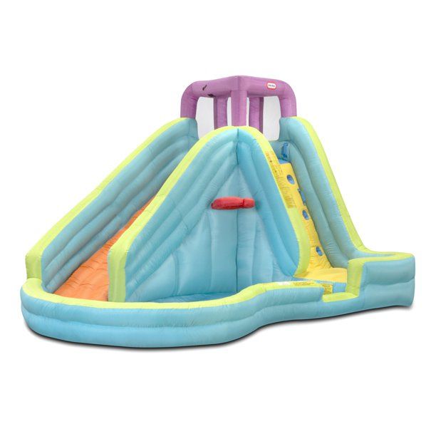 Photo 1 of Little Tikes Slam 'n Curve Inflatable Water Slide with Blower
