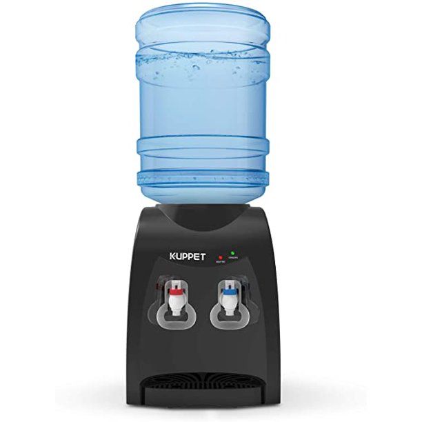 Photo 1 of KUPPET Top Loading Electrical Cooling Water Dispenser,3 or 5 Gallon Bottle, Hot & Cold Water, Anti-Scalding Design, For Home And Office Use,17'' Black