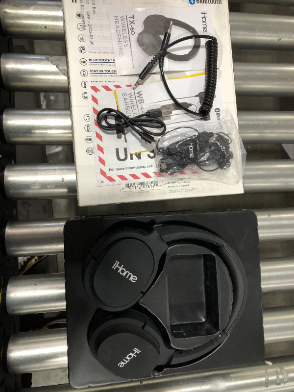 Photo 4 of iHome Wireless Combo Pack with Active Noice Cancelling Headphones and Wireless EARBUDS