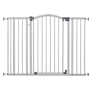 Photo 1 of Summer Infant Extra Tall & Extra Wide Safety Gate, 29.5 - 53 Inch Wide & 38" Tall, for Doorways & Stairways, with Auto-Close & Hold-Open, Grey
