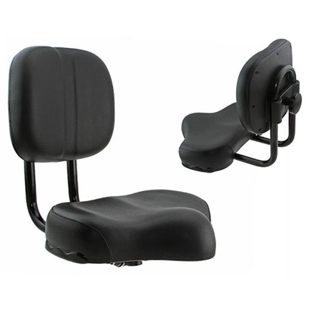 Photo 1 of Black Bicycle Seat with Backrest
