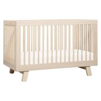 Photo 1 of Babyletto Hudson 3-in-1 Convertible Crib with Toddler Rail, Greenguard Gold Certified WASHED NATURAL 

