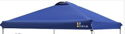 Photo 1 of 2022 LAUSAINT HOME 10'x10' Pop Up Canopy, ---CANOPY , SANDBAGS AND HOOKS ONLY---- NO POLES INCLUDED--
