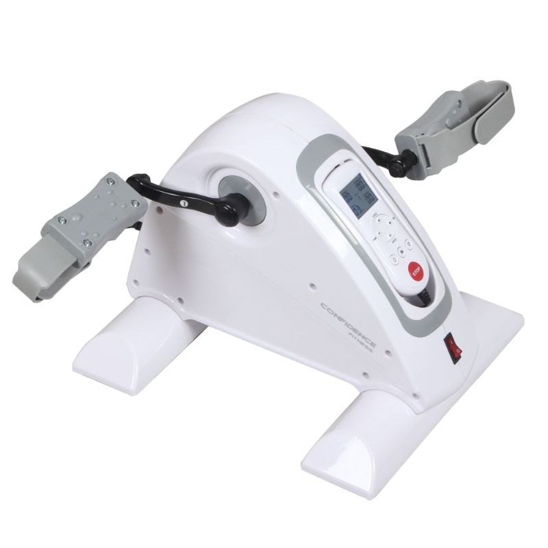 Photo 1 of Motorized Electric Mini Exercise Bike V2 / Pedal Exerciser - White/Grey