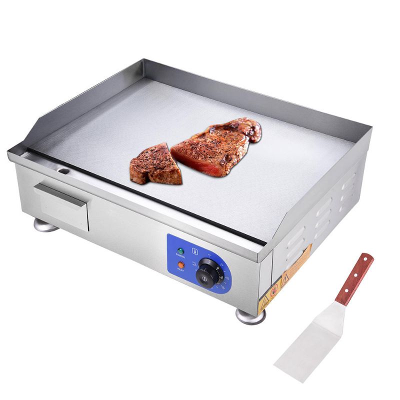 Photo 1 of 2500W 22" Commercial Electric Griddle Countertop Flat Top Grill BBQ
