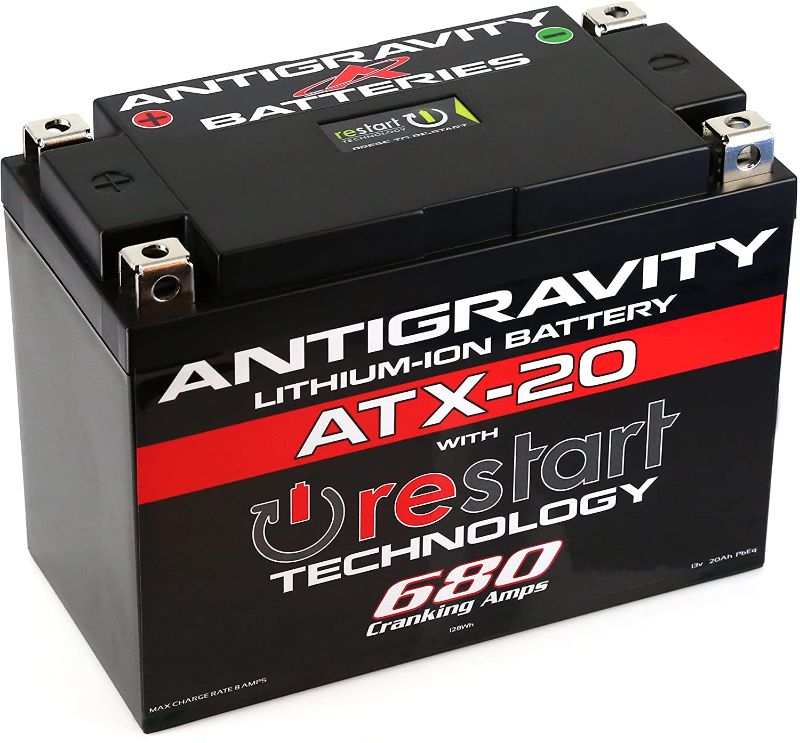 Photo 1 of Antigravity ATX20 Performance Lithium Motorcycle Powersport Battery - Built-In Jump Starting, 10Ah, UTV, Jet Ski, Generator, Victory, Harley, Indian
