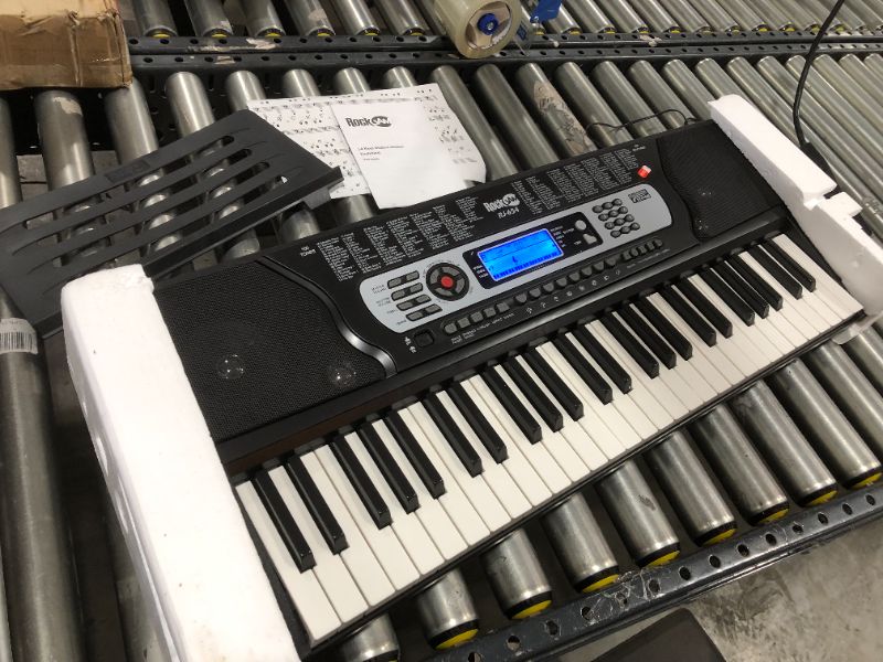 Photo 2 of RockJam 54-Key Portable Electronic Keyboard with Interactive LCD Screen & Includes Piano Maestro Teaching App with 30 Songs
