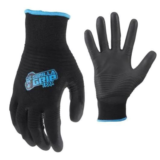 Photo 1 of Large TRAX Extreme Grip Work Gloves (2-Pack)