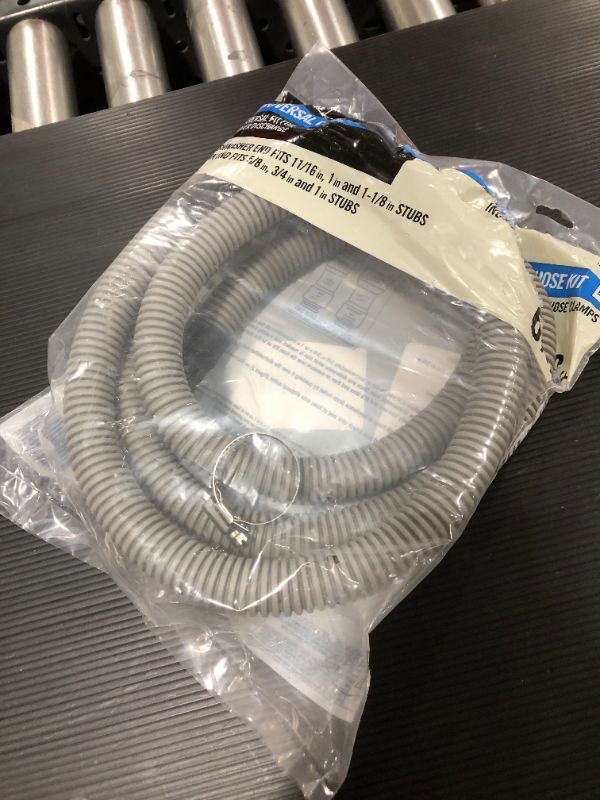 Photo 2 of 6 ft. Corrugated Dishwasher Hose
