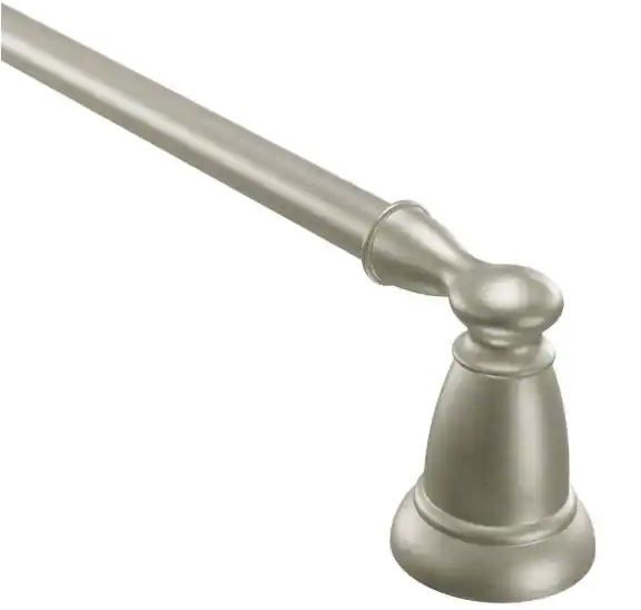 Photo 1 of Banbury 18 in. Towel Bar in Spot Resist Brushed Nickel
