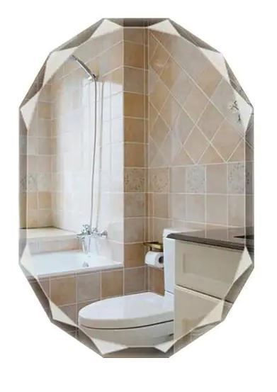 Photo 1 of 20 in. W x 28 in. L Single Beveled Edge Bath Wall Vanity Mirror
