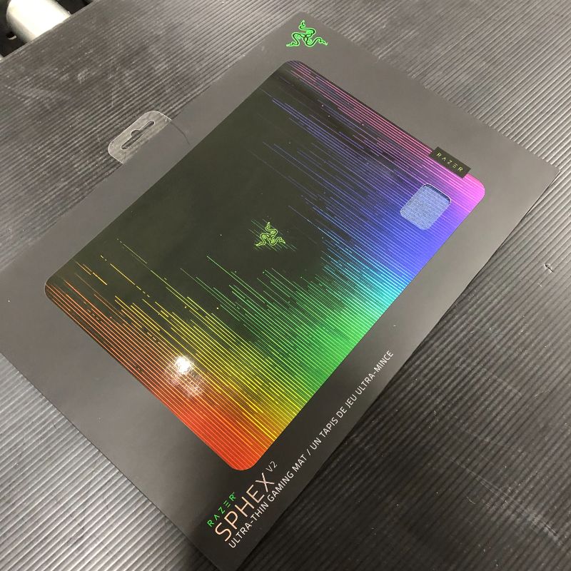 Photo 2 of Razer Sphex V2 Gaming Mouse Pad: Ultra-Thin Form Factor - Optimized Gaming Surface - Polycarbonate Finish