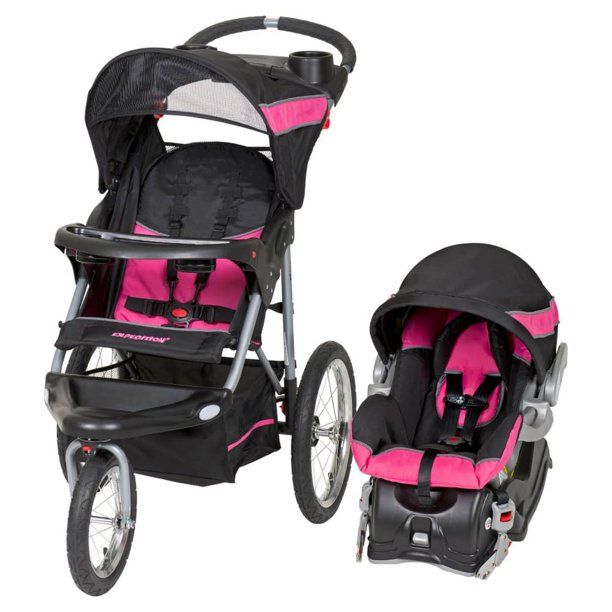 Photo 1 of Baby Trend Expedition Travel System Stroller, Pink

