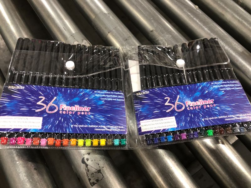 Photo 1 of 36 Colors Journal Planner Pens, Colored Fine Point Markers Drawing Pens Porous Fineliner Pen for Writing Note Taking Calendar Agenda Coloring - Art School Office Supplies

