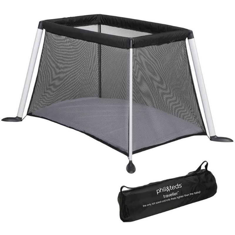 Photo 1 of phil&teds Traveller Travel Crib - Black
