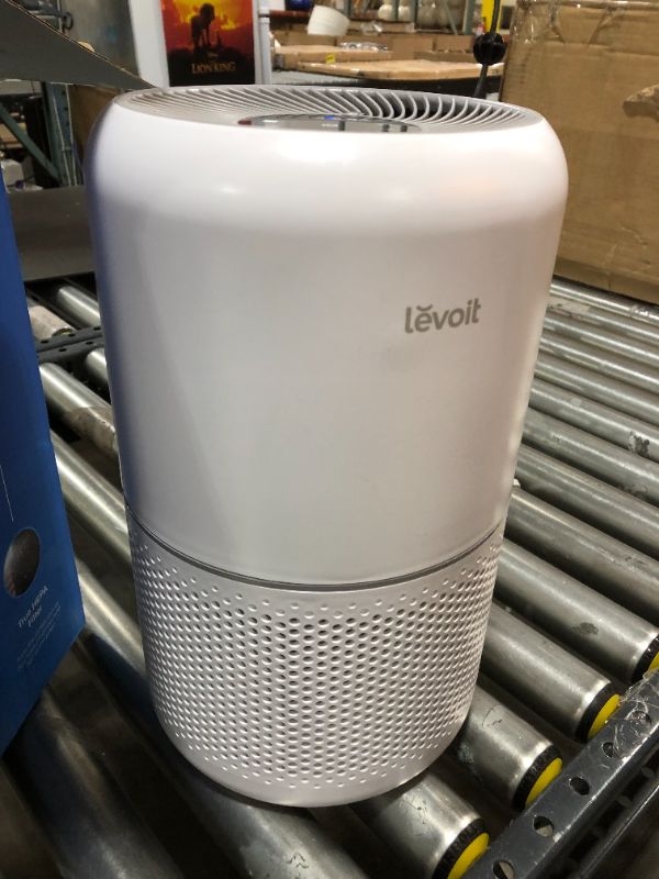 Photo 2 of LEVOIT Air Purifier for Home Allergies Pets Hair in Bedroom, H13 True HEPA Filter, 24db Filtration System Cleaner Odor Eliminators, Ozone Free, Remove 99.97% Dust Smoke Mold Pollen, Core 300, White
