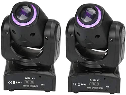 Photo 1 of JCYWFLODY 60W LED Moving Head Light 8 GOBO 8 Pattern Spotlight by DMX Controlled 9/11 Channel for Disco Club Party Stage Lighting Shows
