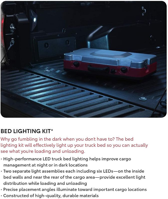 Photo 1 of 2020 & Newer Tacoma Led Bed Light/Lighting Kit PT857-35200
