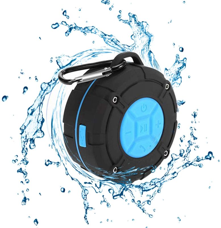 Photo 1 of [Updated Version] Portable Shower Speaker,TOPROAD IPX7 Waterproof Wireless Outdoor Speaker with HD Sound,2 Suction Cups,Built-in Mic,Hands-Free Speakerphone for Bathroom, Pool, Beach, Hiking, Bicycle
