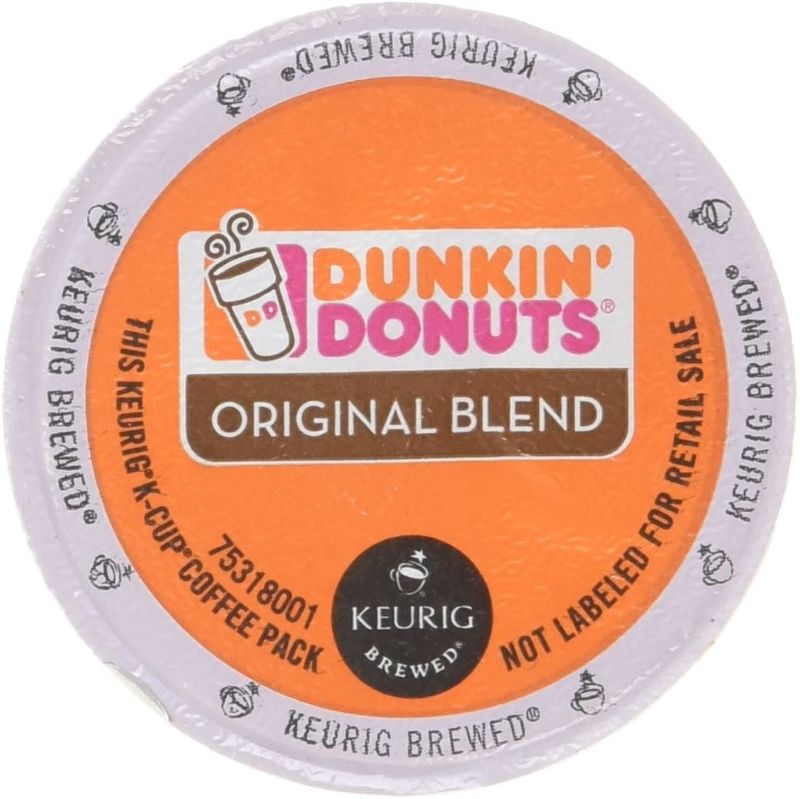Photo 1 of Dunkin Donuts Original Flavor Coffee K-Cups For Keurig K Cup Brewers, 32 Count, 4 BOXES, 128 COUNT PODS, BEST BY 29 SEPT 2021
