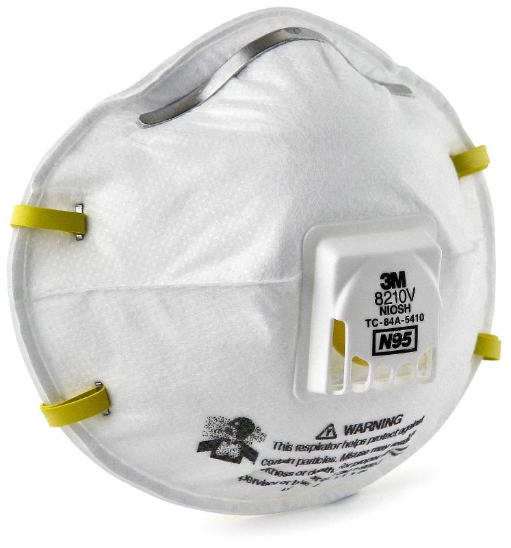 Photo 1 of 10 COUNT MMM8210V - Particulate Respirator 8210V
