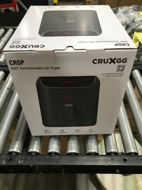 Photo 1 of CRUXGG 6-in-1 Digital Touchscreen Countertop Air Fryer
