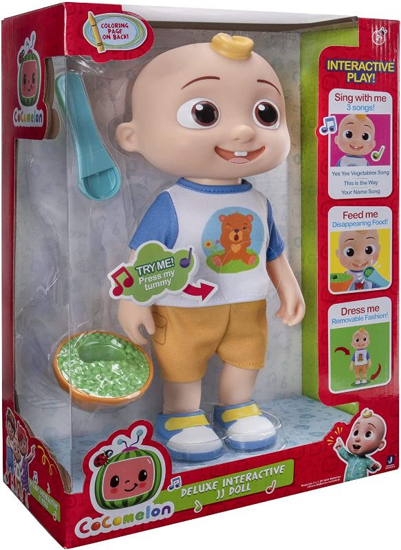 Photo 1 of Cocomelon JJ Deluxe Interactive Doll,CMW0058
